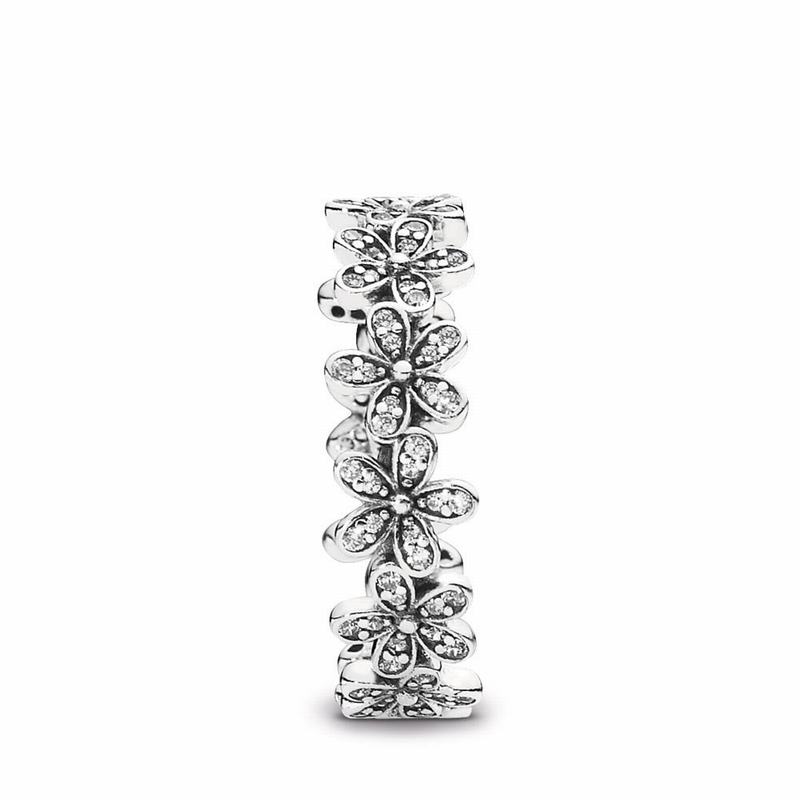 Pandora Australia Daisy Flower Stackable Ring - Sterling Silver | HYGNMZ709